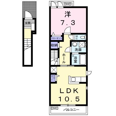 コージーレジデンス 201【管理NO：1-023613601-02010】 ★家具家電は申し込み後に搬入しますの物件画像