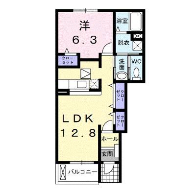 リヴィエールⅡ 103【管理NO：1-013290002-01030】 ★家具家電は申し込み後に搬入しますの物件画像
