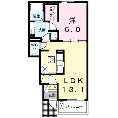 クラール吉野川　Ｂ 103【管理NO：1-022020402-01030】 ★家具家電は申し込み後に搬入します 2026年08月上旬入居可能の物件画像