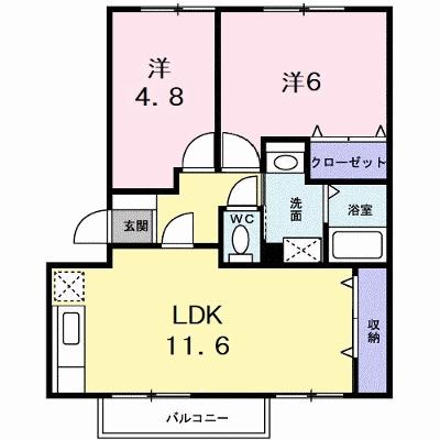 グランディール矢三Ｂ 201【管理NO：1-005038902-02010】 ★家具家電は申し込み後に搬入します★の物件画像