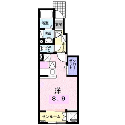 ル・ボヌール三木Ⅱ 104【管理NO：1-025515802-01040】 ★家具家電は申し込み後に搬入します 2026年07月下旬入居可能の物件画像