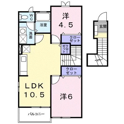 コンフォートＡ 203【管理NO：1-012386001-02030】 ★家具家電は申し込み後に搬入します★の物件画像
