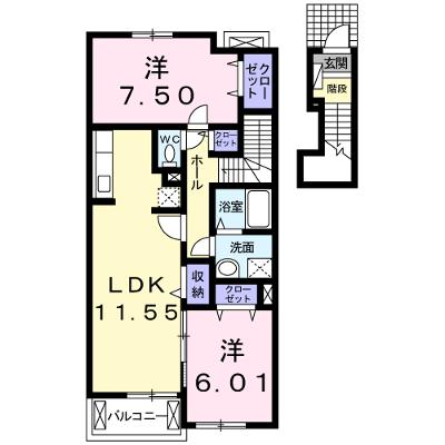 ロータス・ミカド 202【管理NO：1-016246101-02020】 ★家具家電は申し込み後に搬入します★ ★2026年08月下旬入居可能★の物件画像