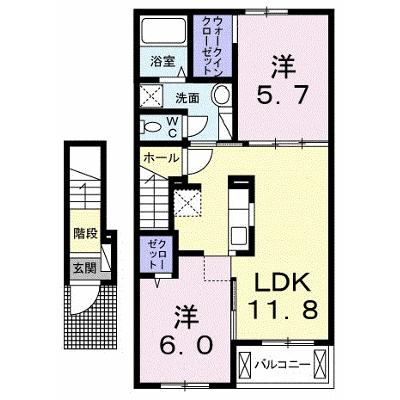 ヴィラ・アルバーダ　Ｃ 203【管理NO：1-022093103-02030】 ★家具家電は申し込み後に搬入します 2026年09月中旬入居可能の物件画像