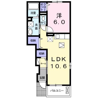 フェリーチェ　ラパン 104【管理NO：1-020077201-01040】 ★家具家電は申し込み後に搬入します 2026年07月中旬入居可能の物件画像