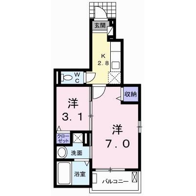 カーサ桜井町 101【管理NO：1-023446001-01010】 ★家具家電は申し込み後に搬入します 2026年07月中旬入居可能の物件画像