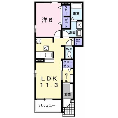 ジラソーレ 101【管理NO：1-014970501-01010】 ★家具家電は申し込み後に搬入します 2026年07月下旬入居可能の物件画像
