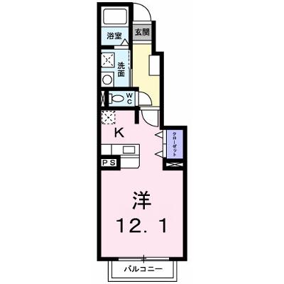 松岡ハイツ　Ａ 102【管理NO：1-014536201-01020】 2026年08月上旬入居可能の物件画像
