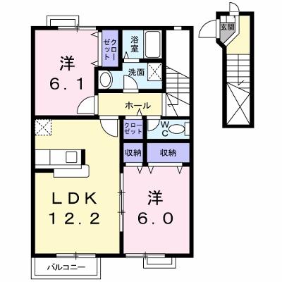 イマージュ 202【管理NO：1-010305401-02020】 ★家具家電は申し込み後に搬入します 2026年09月中旬入居可能の物件画像