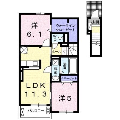 サンライズ雄町Ａ 202【管理NO：1-023365201-02020】 ★家具家電は申し込み後に搬入します 2026年08月中旬入居可能の物件画像