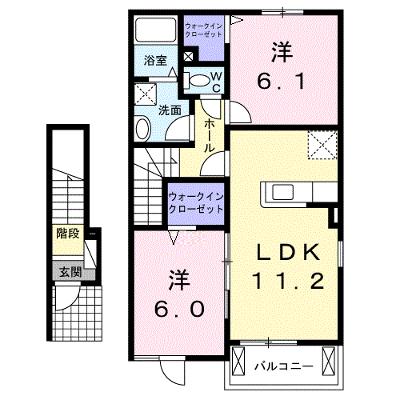 サフラン　Ａ 202【管理NO：1-019925001-02020】 ★家具家電は申し込み後に搬入します 2026年10月中旬入居可能の物件画像