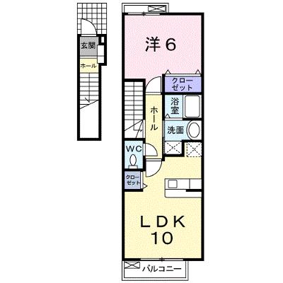 セイバリーＫⅡ 202【管理NO：1-016167201-02020】 ★家具家電は申し込み後に搬入します 2026年09月上旬入居可能の物件画像