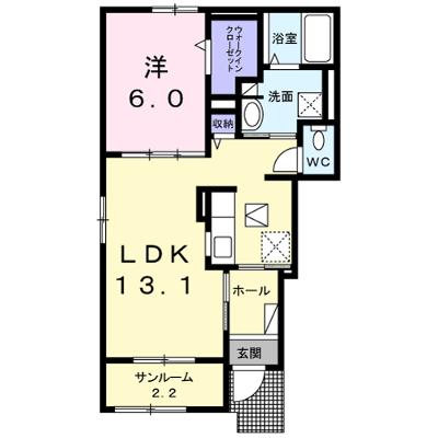 クレール・リードⅡ　Ｂ 101【管理NO：1-023617702-01010】 ★家具家電は申し込み後に搬入します 2026年07月下旬入居可能の物件画像