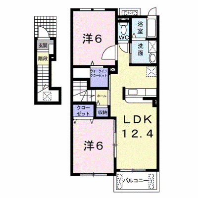 フォレストヒルＢ 202【管理NO：1-015302902-02020】 ★家具家電は申し込み後に搬入します★の物件画像