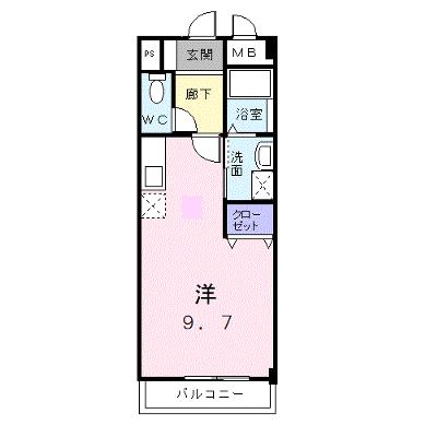 パークサイドパレス 403【管理NO：1-012126401-04030】 ★家具家電は申し込み後に搬入します 2026年08月中旬入居可能の物件画像