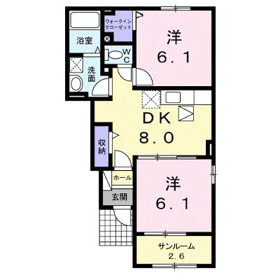 シャルムⅠ 102【管理NO：1-022808601-01020】 ★家具家電は申し込み後に搬入しますの物件画像