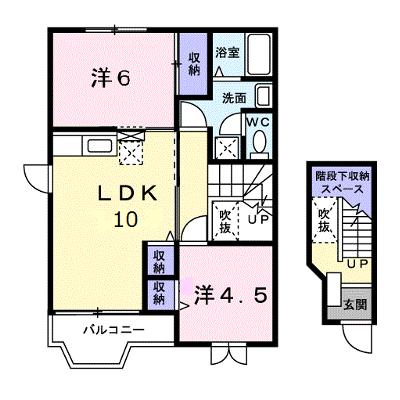 ピエス・アンソレイエ　Ｂ 201【管理NO：1-007633601-02010】 ★家具家電は申し込み後に搬入します 2026年08月上旬入居可能の物件画像