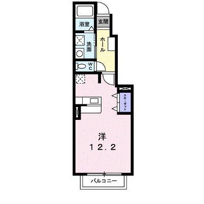 メリディアン・ハイジ 102【管理NO：1-014431901-01020】 ★家具家電は申し込み後に搬入します★の物件画像