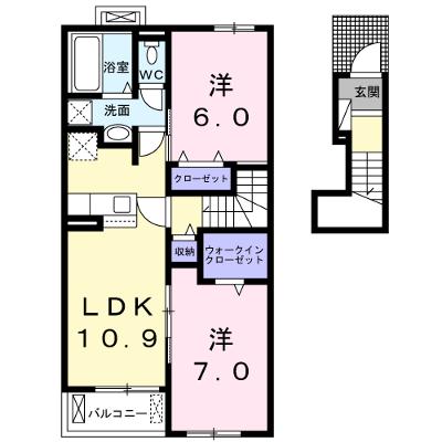 レジデンス　プリュⅥ 202【管理NO：1-026281602-02020】 ★家具家電は申し込み後に搬入します★の物件画像