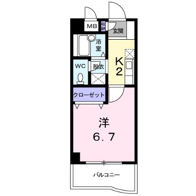 カサーレ三ケ森 302【管理NO：1-007508301-03020】 ★家具家電は申し込み後に搬入します★ ★2026年08月下旬入居可能★の物件画像
