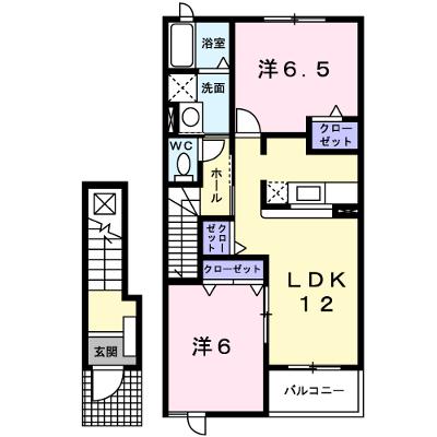 ボニート　ブローテⅠ 202【管理NO：1-013919401-02020】 ★家具家電は申し込み後に搬入します 2026年07月中旬入居可能の物件画像