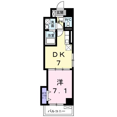 ペリカンハウス福重 301【管理NO：1-027261701-03010】 ★家具家電は申し込み後に搬入しますの物件画像