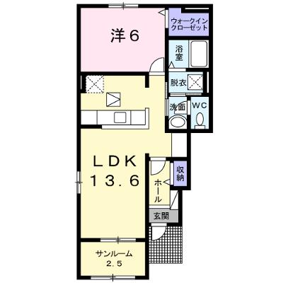 フレアルーチェ　吉野ヶ里Ⅱ 101【管理NO：1-021489602-01010】 ★家具家電は申し込み後に搬入します★ ★2026年09月上旬入居可能★の物件画像