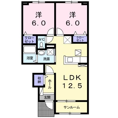 サンライズ　Ａ 103【管理NO：1-024249801-01030】 ★家具家電は申し込み後に搬入します★ ★2026年09月中旬入居可能★の物件画像