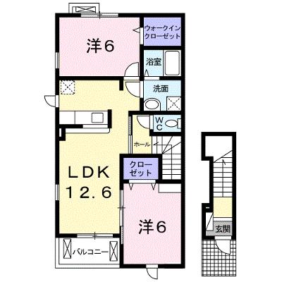 フラワーコート　ネオ 201【管理NO：1-018337801-02010】 ★家具家電は申し込み後に搬入します 2026年08月上旬入居可能の物件画像