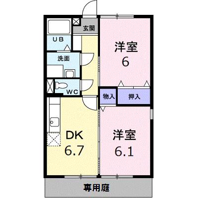 サニ－コ－ト 101【管理NO：1-010035001-01010】 ★家具家電は申し込み後に搬入します★ ★2026年09月中旬入居可能★の物件画像