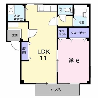 メロディハイツ 102【管理NO：1-004646501-01020】 ★家具家電は申し込み後に搬入します★の物件画像