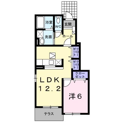 サンリットガ－デンＡ 103【管理NO：1-013633301-01030】 ★家具家電は申し込み後に搬入します★の物件画像