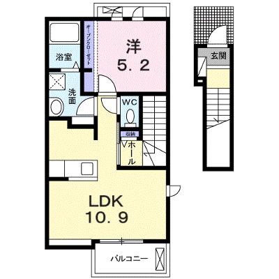 エン　ノット 201【管理NO：1-021700001-02010】 ★家具家電は申し込み後に搬入します 2026年08月中旬入居可能の物件画像