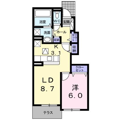 モアナ　レア 102【管理NO：1-024393301-01020】 ★家具家電は申し込み後に搬入します 2026年08月下旬入居可能の物件画像