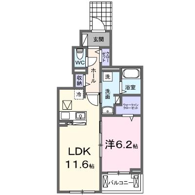 ボヌール・ド・コルザ 103【管理NO：1-028292201-01030】 ★家具家電は申し込み後に搬入します★ ★2026年12月上旬入居可能★の物件画像