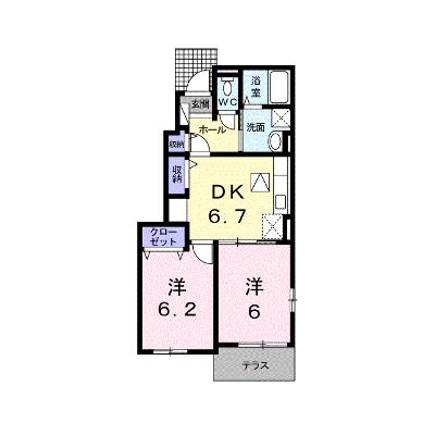 エステートⅢ 101【管理NO：1-022533901-01010】 ★家具家電は申し込み後に搬入します 2026年08月上旬入居可能の物件画像