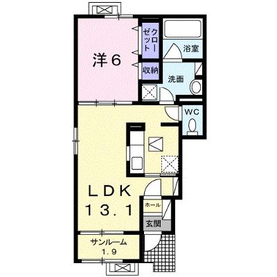サンティエ　エトワール　Ⅰ 101【管理NO：1-025171101-01010】 ★家具家電は申し込み後に搬入します★の物件画像