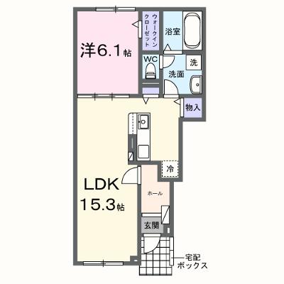 アンジェロⅢ 102【管理NO：1-027655303-01020】 ★家具家電は申し込み後に搬入します★ ★2026年08月下旬入居可能★の物件画像