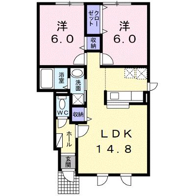 パークサイドＣ 103【管理NO：1-016685102-01030】 ★家具家電は申し込み後に搬入します 2026年08月上旬入居可能の物件画像