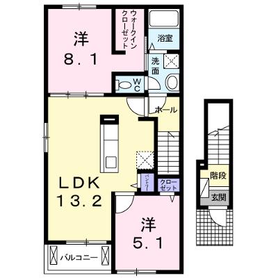 ストリーム　Ⅰ 201【管理NO：1-019437601-02010】 ★家具家電は申し込み後に搬入しますの物件画像