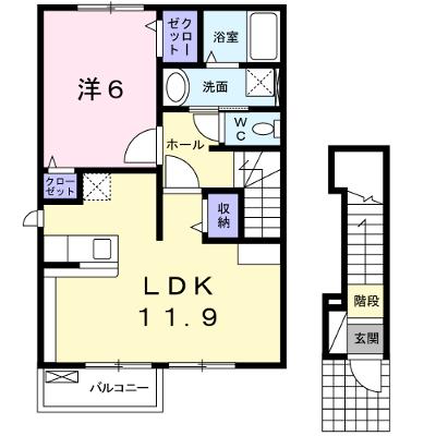 エーデルワイス 201【管理NO：1-017977601-02010】 ★家具家電は申し込み後に搬入しますの物件画像