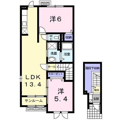 リベルテⅠ 201【管理NO：1-014665001-02010】 ★家具家電は申し込み後に搬入します 2026年07月下旬入居可能の物件画像