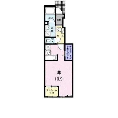 ＣＬＯＶＥ　－　Ⅰ 102【管理NO：1-027114101-01020】 ★家具家電は申し込み後に搬入します★の物件画像