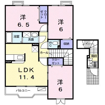 シューベルブ・メゾンＡ 202【管理NO：1-013406001-02020】 ★家具家電は申し込み後に搬入します★ ★2026年08月下旬入居可能★の物件画像