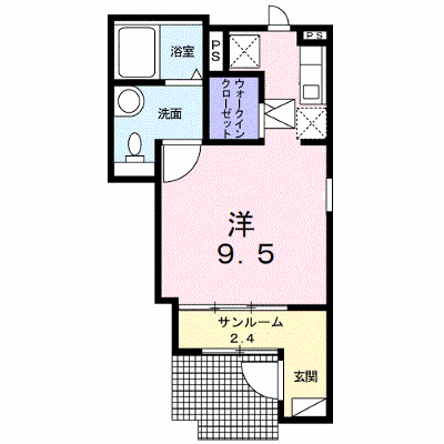 カーサプラシード　Ⅲ 102【管理NO：1-021117001-01020】 ★家具家電は申し込み後に搬入します★の物件画像