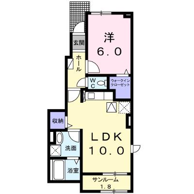 ラフレシール 101【管理NO：1-026814501-01010】 ★家具家電は申し込み後に搬入します 2026年07月下旬入居可能の物件画像