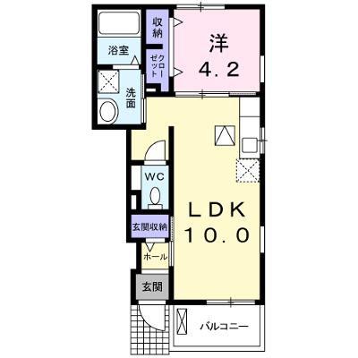 ブリーズ　ヒル　Ⅰ 102【管理NO：1-020766301-01020】 ★家具家電は申し込み後に搬入します★の物件画像