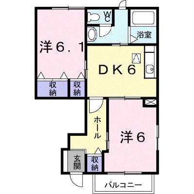 フラワーＡ 103【管理NO：1-012539301-01030】 ★家具家電は申し込み後に搬入します★の物件画像