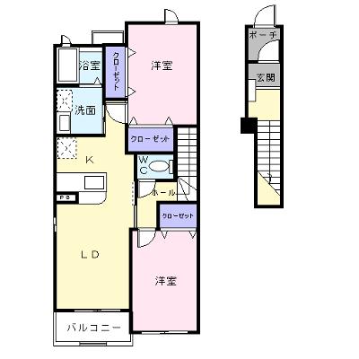 サニーレジデンスＡ 202【管理NO：1-014277401-02020】 ★家具家電は申し込み後に搬入します★ ★2026年08月下旬入居可能★の物件画像