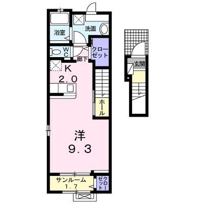 ユヌ　ブリーズ 203【管理NO：1-024811701-02030】 ★家具家電は申し込み後に搬入します 2026年07月中旬入居可能の物件画像